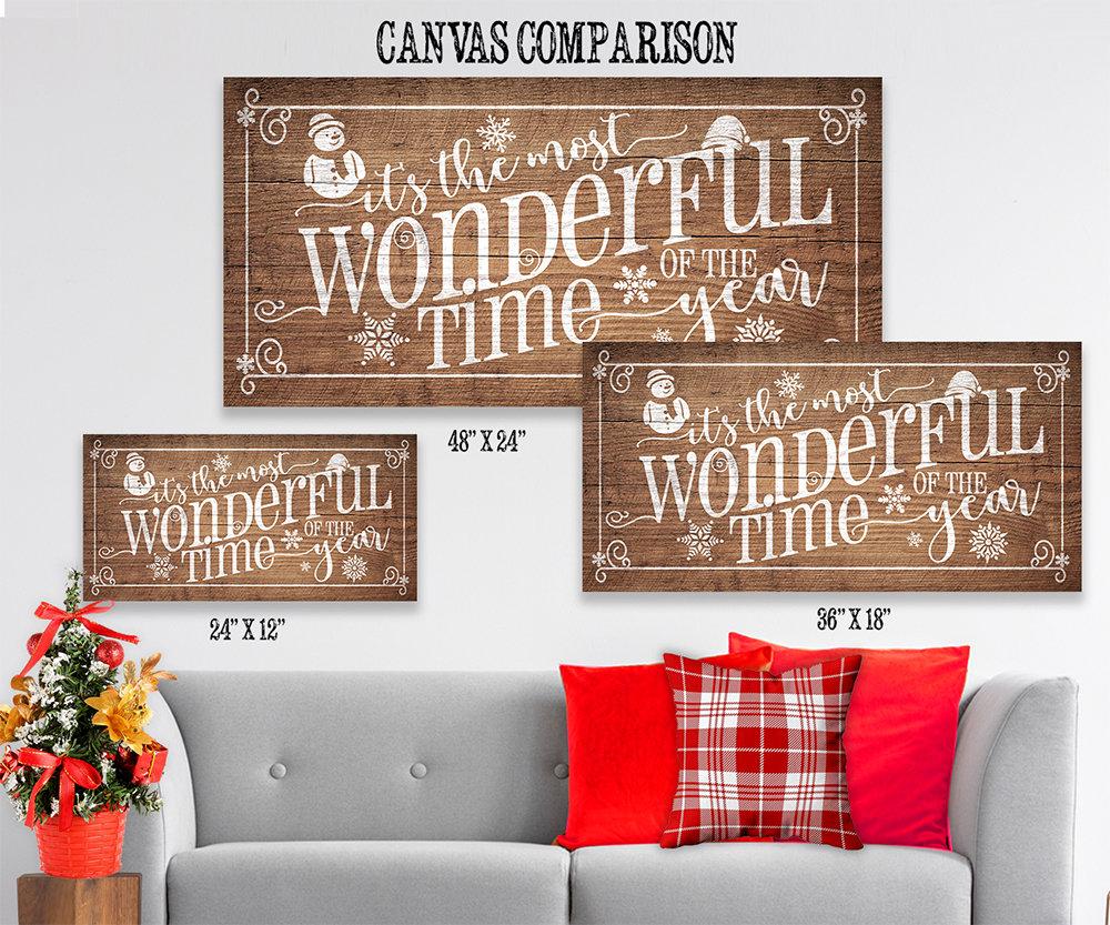 Most Wonderful Time Of The Year - Canvas | Lone Star Art.