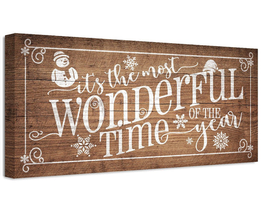 Most Wonderful Time Of The Year - Canvas | Lone Star Art.