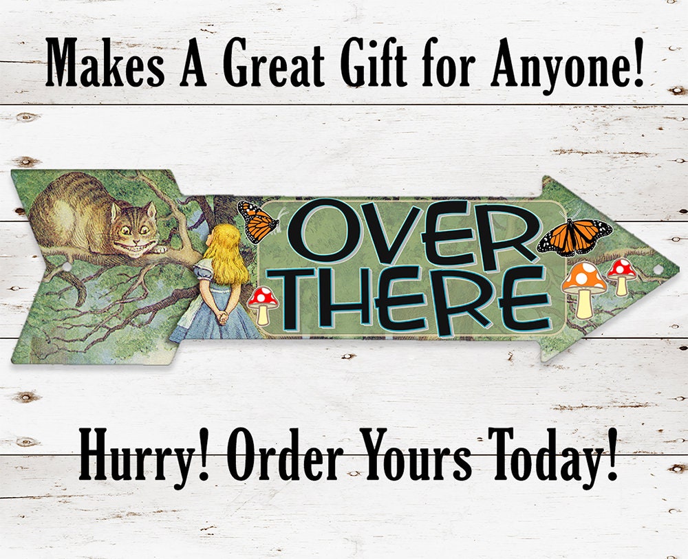 Over There - Directional Arrow - Metal Sign Metal Sign Lone Star Art 