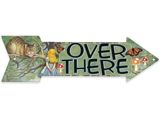 Over There - Directional Arrow - Metal Sign Metal Sign Lone Star Art