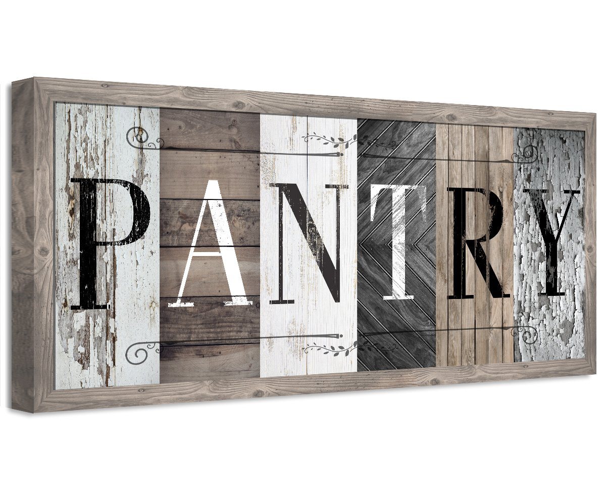 Pantry in Multi Pattern - Canvas | Lone Star Art.