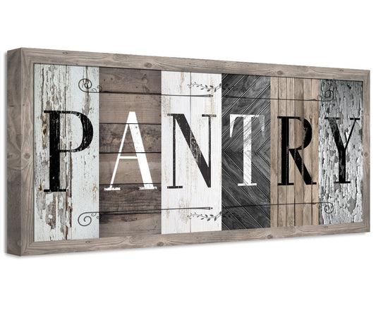 Pantry in Multi Pattern - Canvas | Lone Star Art.