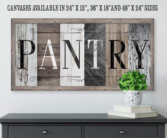 Pantry in Multi Pattern - Canvas | Lone Star Art.