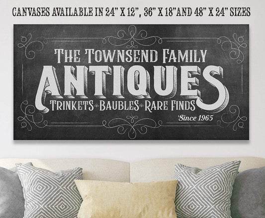 Personalized - Antiques - Canvas | Lone Star Art.