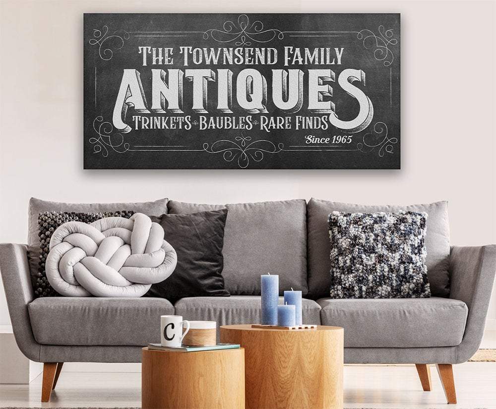 Personalized - Antiques - Canvas | Lone Star Art.