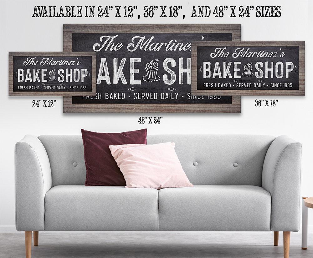 Personalized - Bake Shop - Canvas | Lone Star Art.