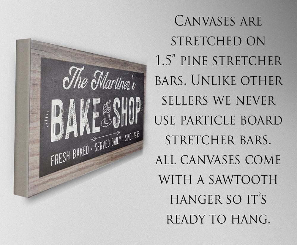 Personalized - Bake Shop - Canvas | Lone Star Art.