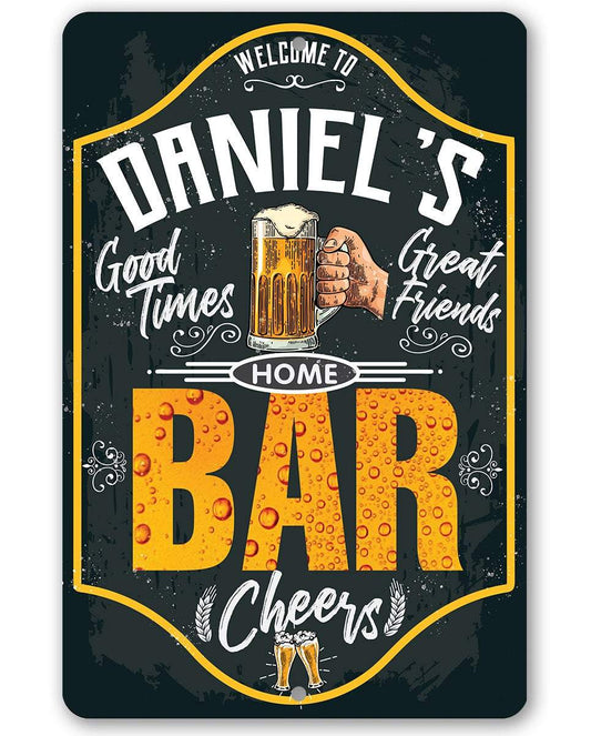 Personalized - Bar - Metal Sign | Lone Star Art.