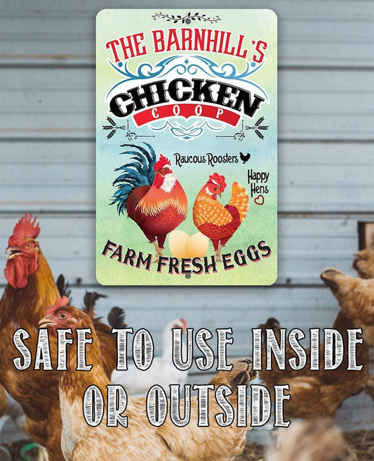 Personalized - Chicken Coop - Metal Sign | Lone Star Art.