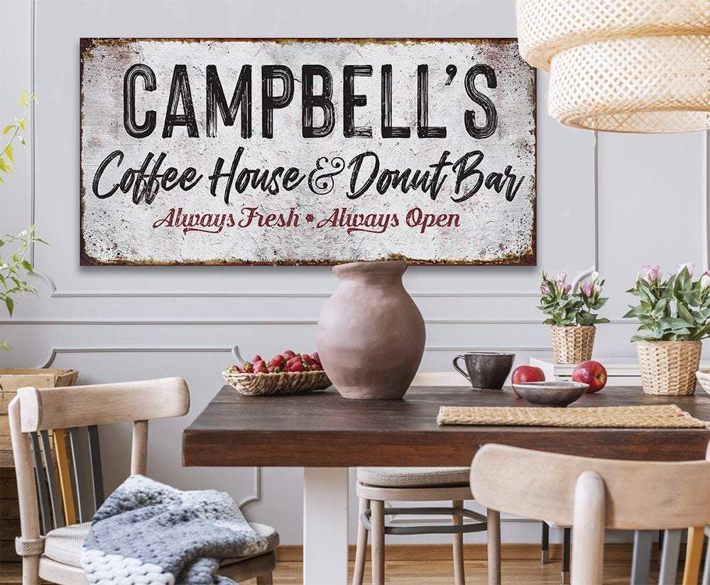 Personalized - Donut Bar - Canvas | Lone Star Art.