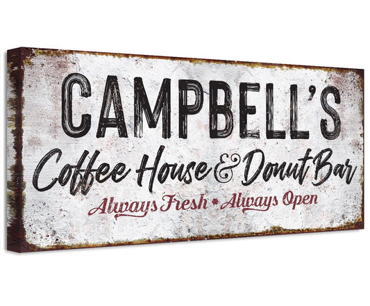 Personalized - Donut Bar - Canvas | Lone Star Art.