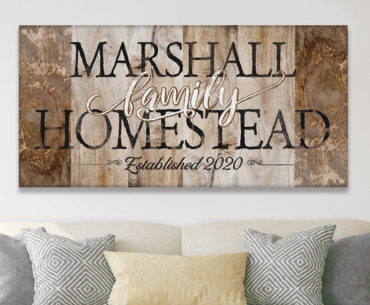 Personalized - Family Homestead - Canvas | Lone Star Art.