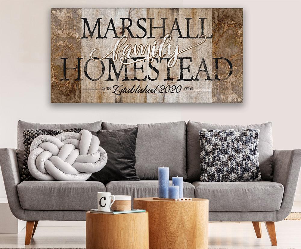 Personalized - Family Homestead - Canvas | Lone Star Art.