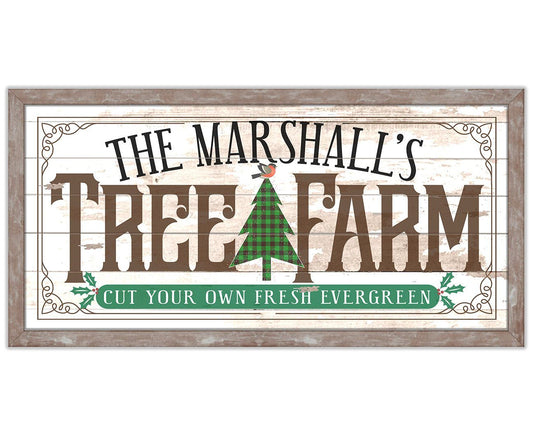 Personalized - Family Tree Farm - Canvas | Lone Star Art.