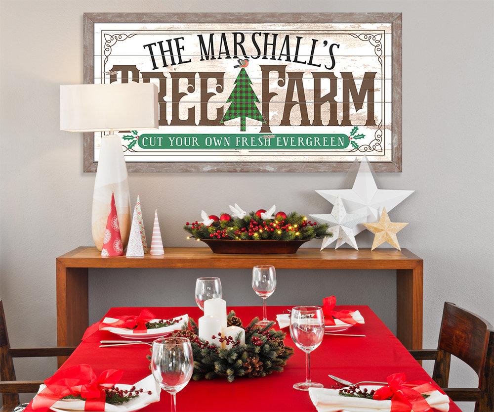 Personalized - Family Tree Farm - Canvas | Lone Star Art.