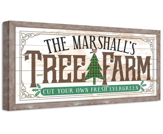 Personalized - Family Tree Farm - Canvas | Lone Star Art.