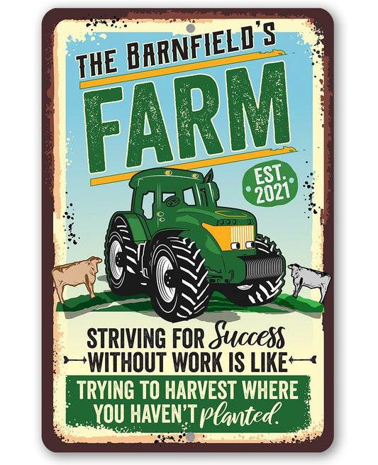 Personalized - Farm - Metal Sign | Lone Star Art.