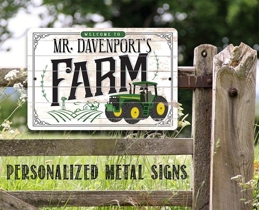 Personalized - Farm - Metal Sign | Lone Star Art.