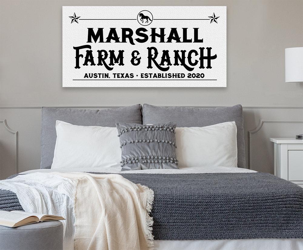 Personalized - Farm & Ranch - Canvas | Lone Star Art.