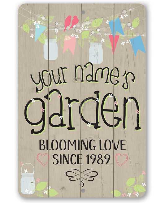 Personalized - Garden Decor - Metal Sign | Lone Star Art.