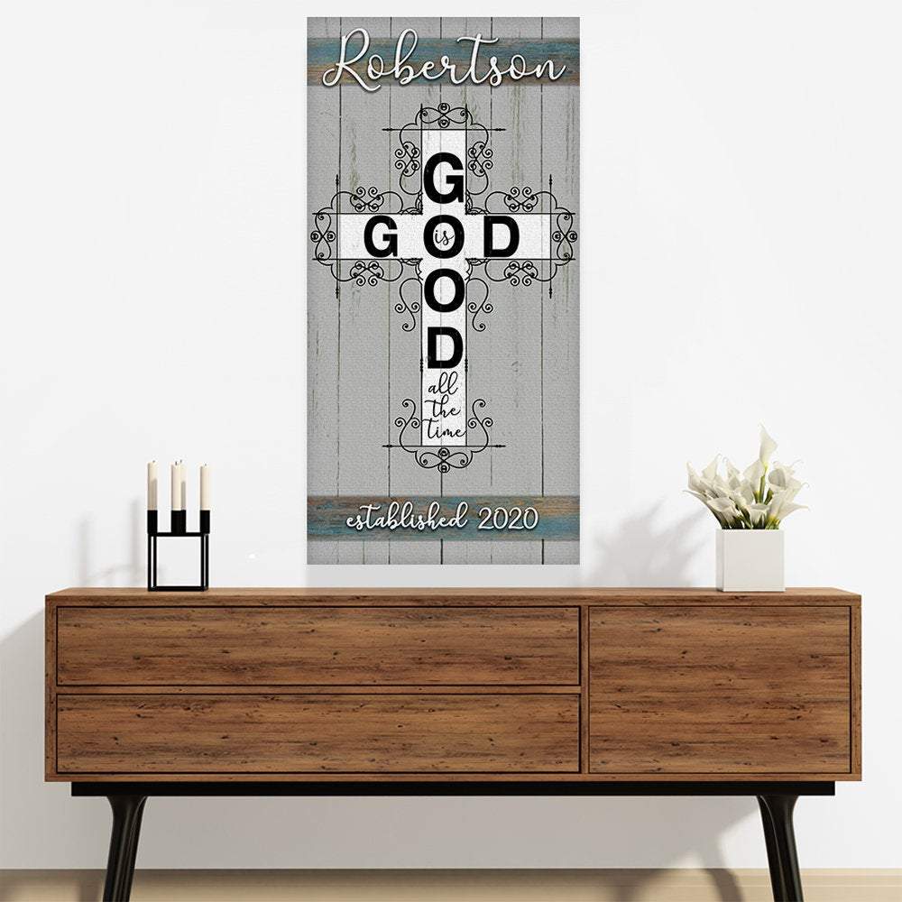 Personalized - God Is Good - Canvas | Lone Star Art.