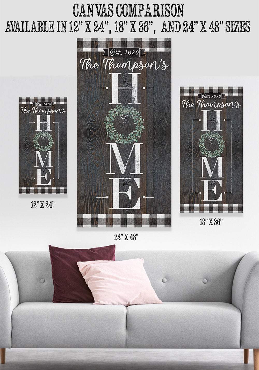 Personalized - Home - Canvas | Lone Star Art.