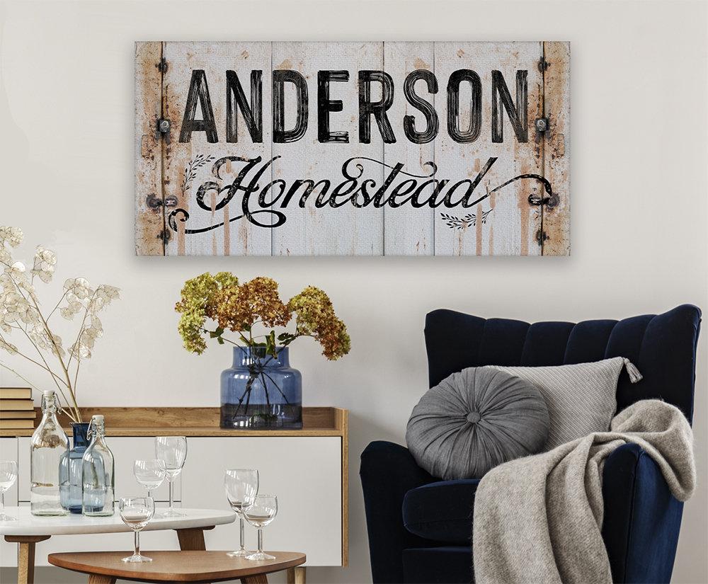 Personalized - Homestead - Canvas | Lone Star Art.