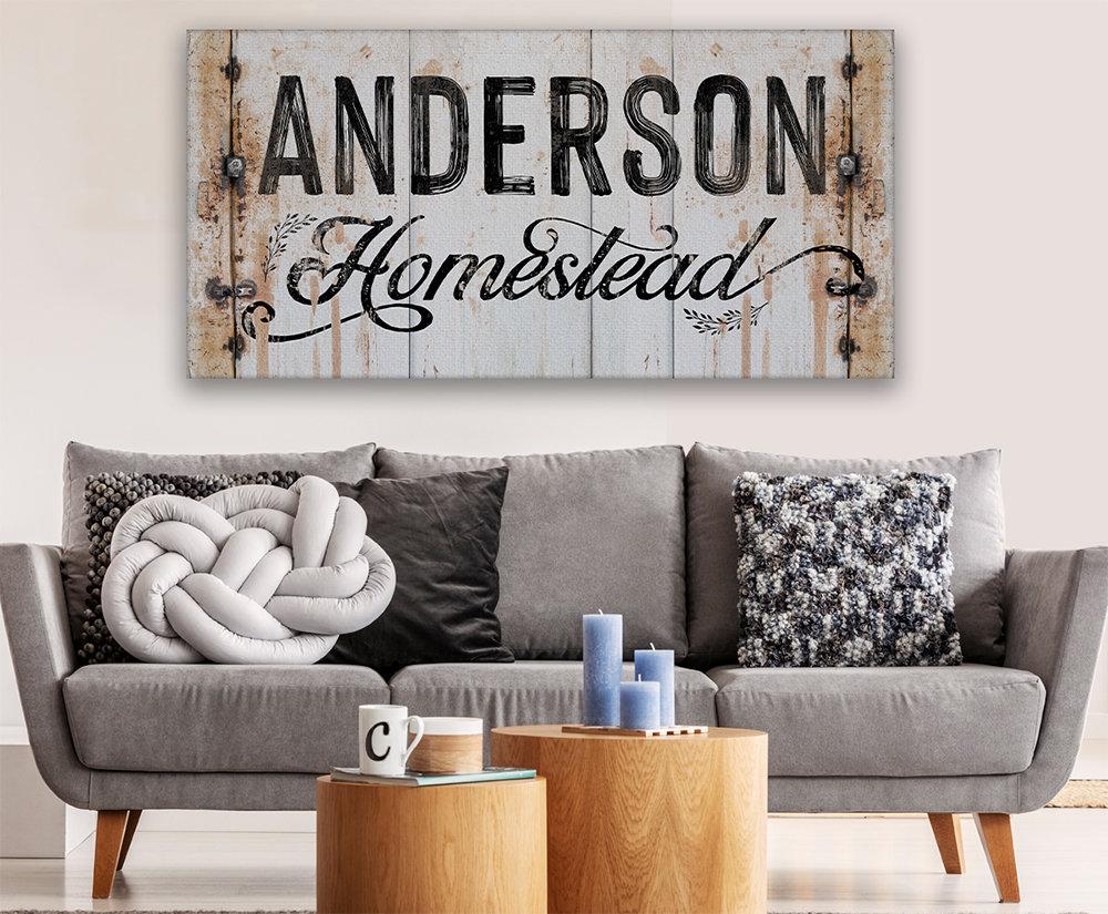 Personalized - Homestead - Canvas | Lone Star Art.