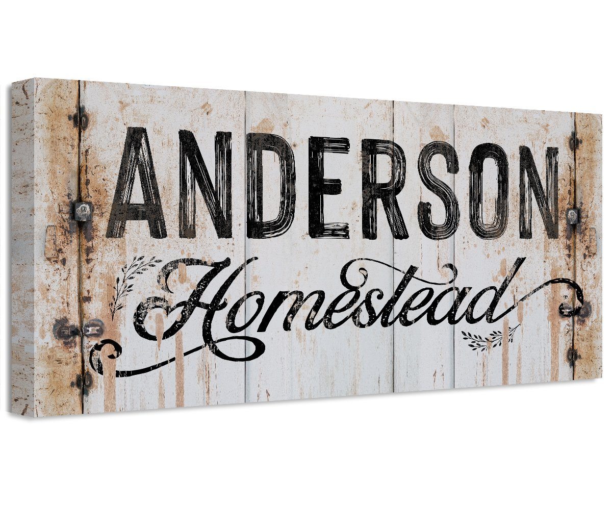 Personalized - Homestead - Canvas | Lone Star Art.