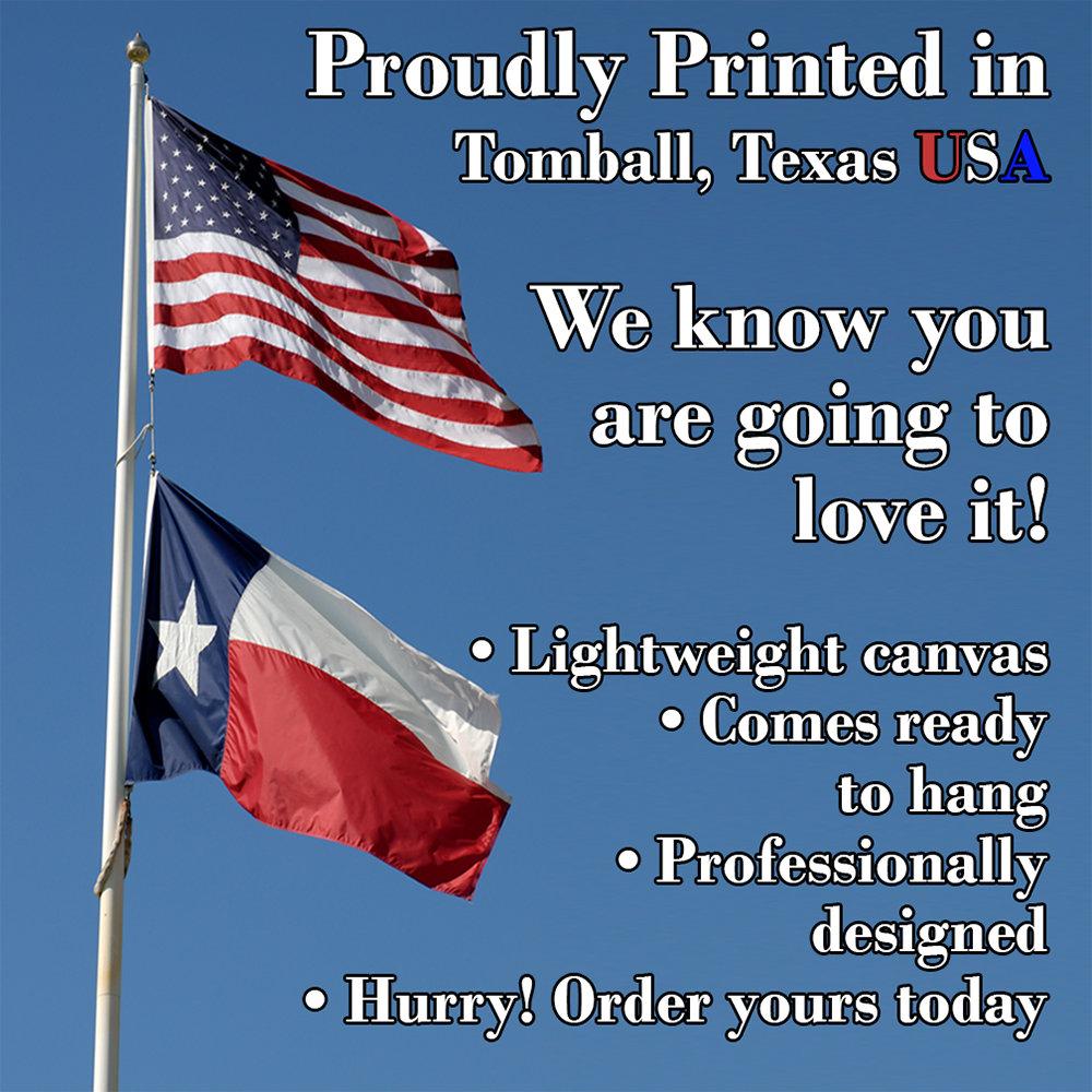 Personalized - It's Not How Big - Canvas | Lone Star Art.