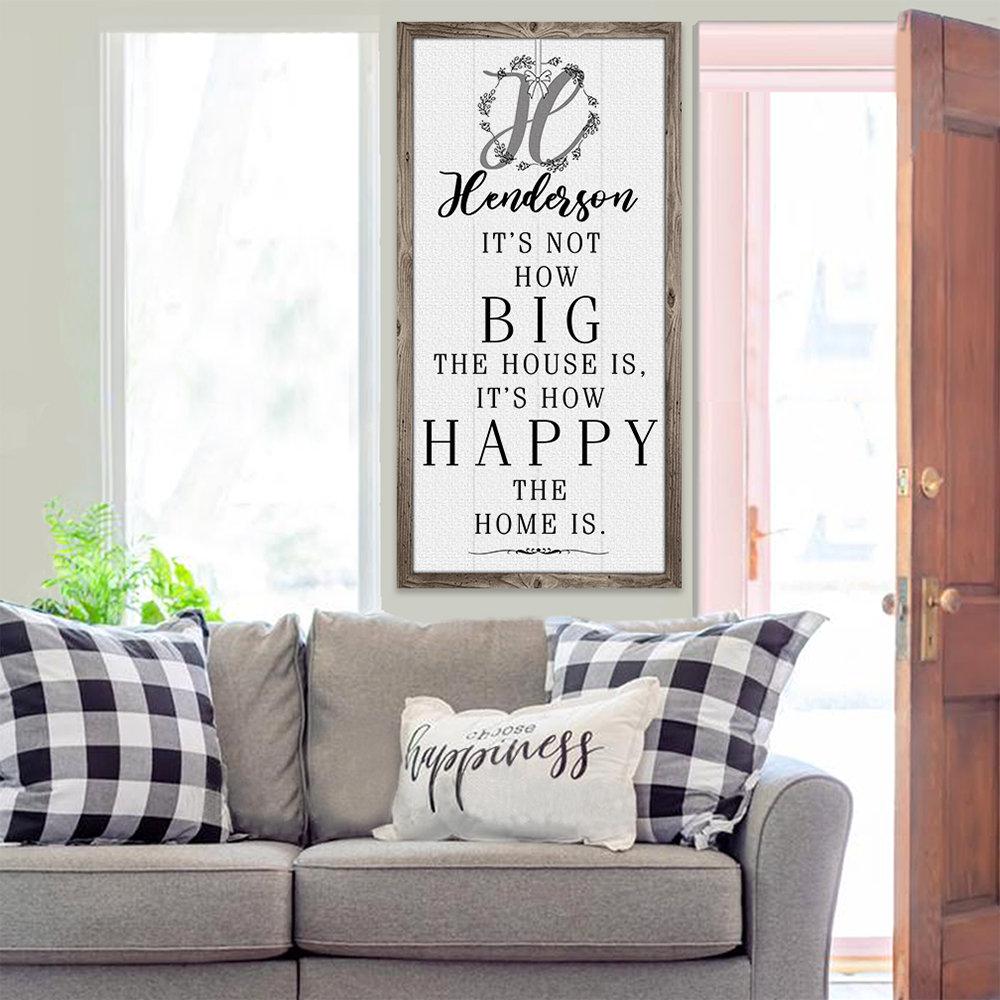 Personalized - It's Not How Big - Canvas | Lone Star Art.