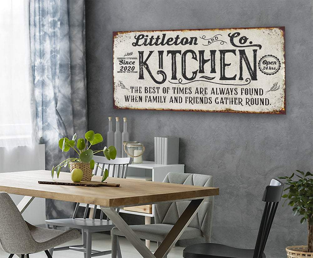 Personalized - Kitchen Best of Times - Canvas | Lone Star Art.
