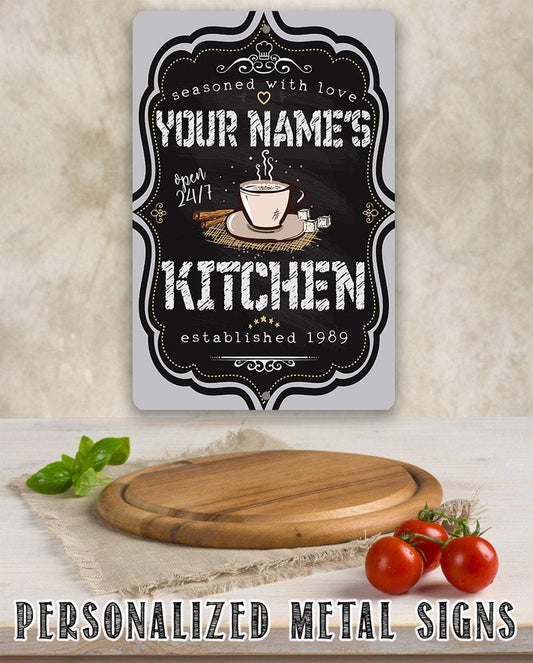Personalized - Kitchen Sign - Metal Sign | Lone Star Art.