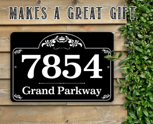 Personalized - Address Plaque - Metal Sign | Lone Star Art.
