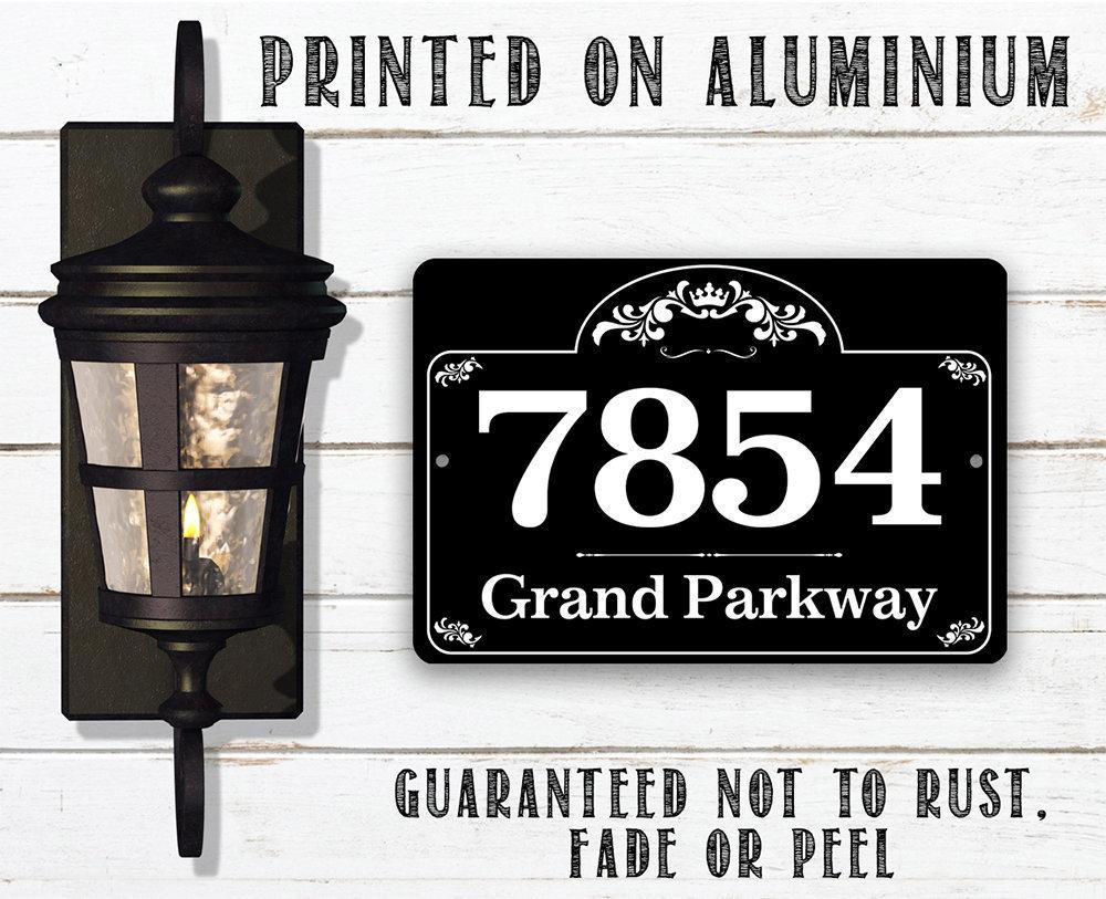 Personalized - Address Plaque - Metal Sign | Lone Star Art.