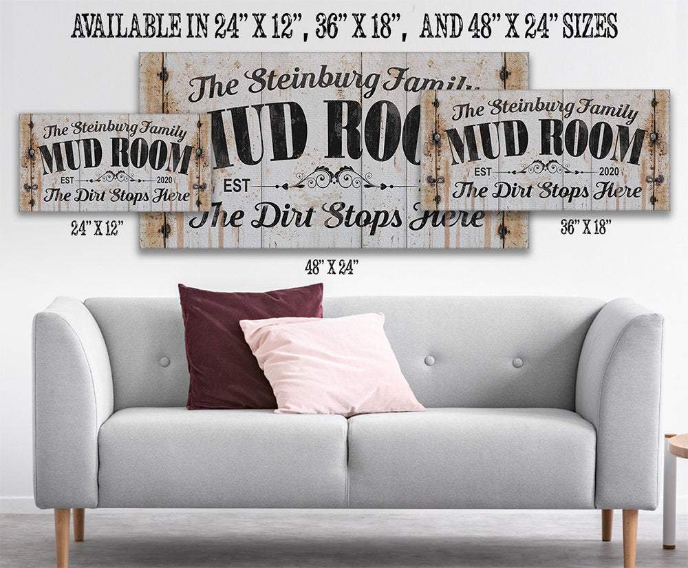 Personalized - Mud Room - Canvas | Lone Star Art.