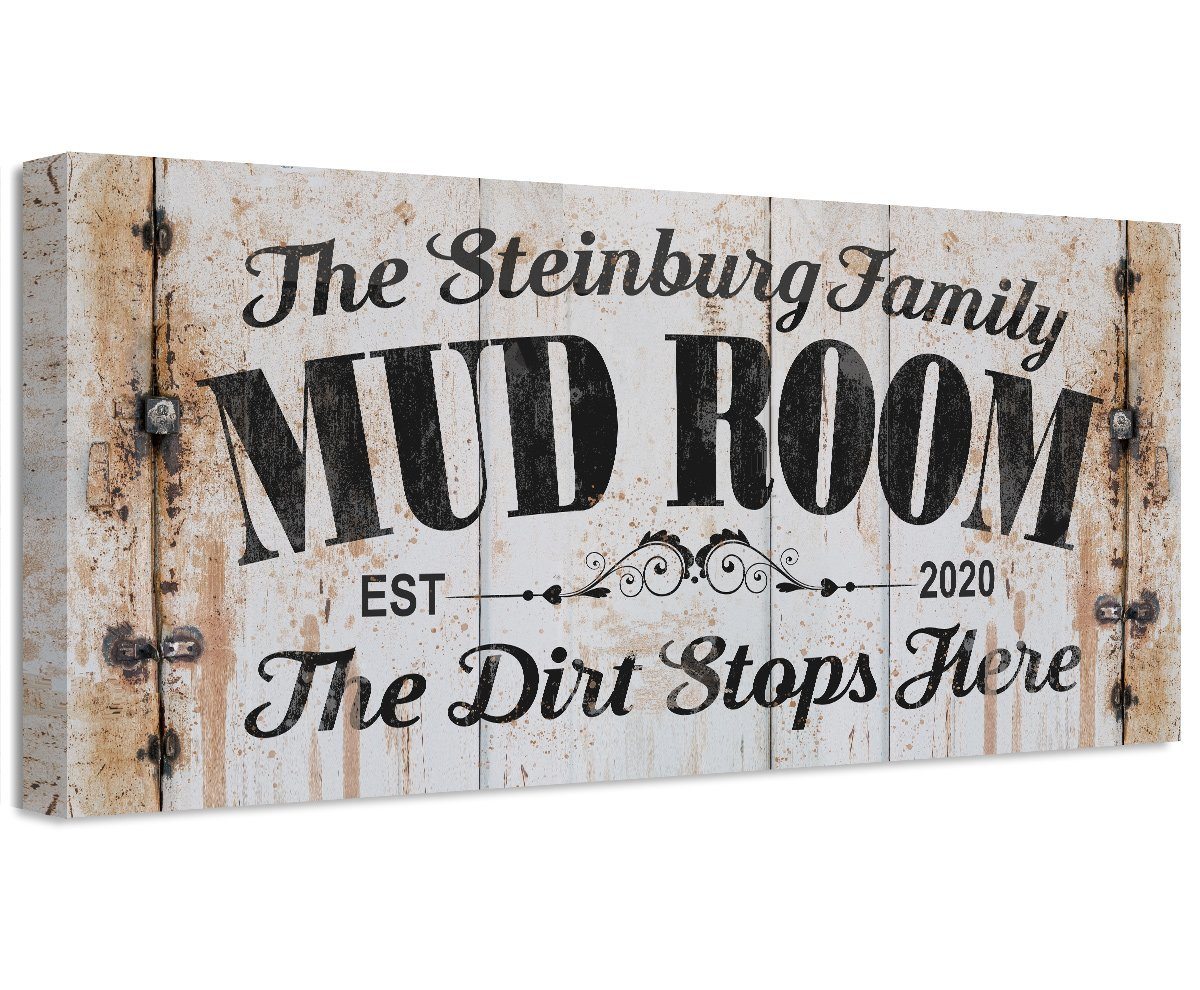 Personalized - Mud Room - Canvas | Lone Star Art.