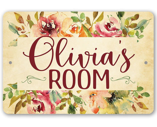 Personalized - My Room - Metal Sign | Lone Star Art.