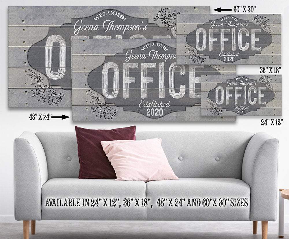 Personalized - Office - Canvas | Lone Star Art.