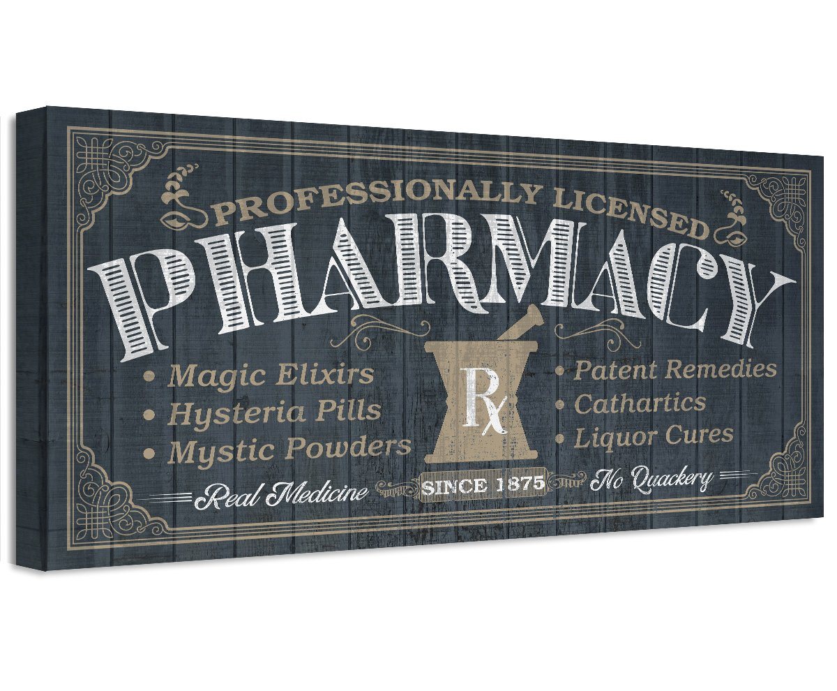 Personalized - Pharmacy - Canvas | Lone Star Art.