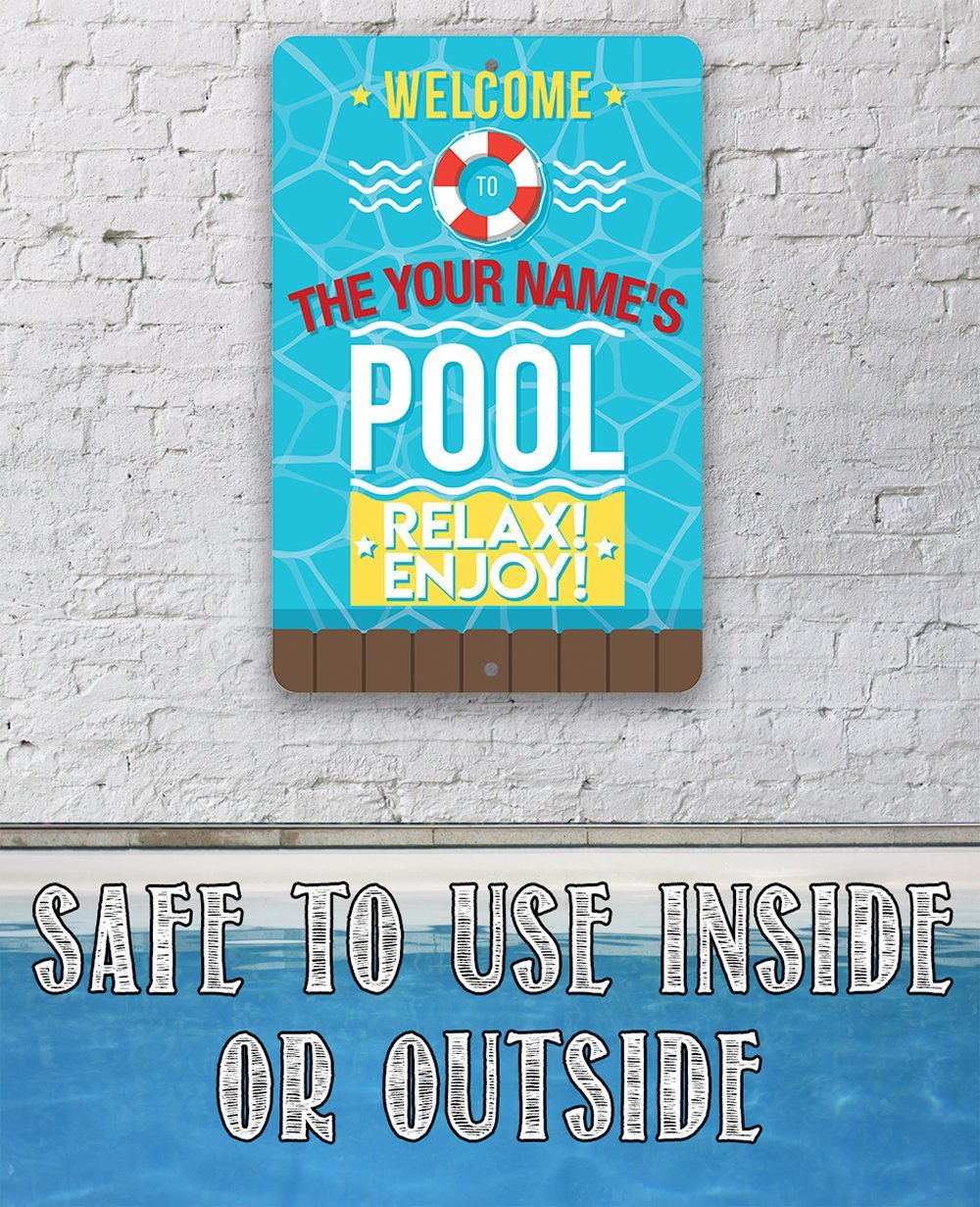 Personalized Pool signs - Lone Star Art