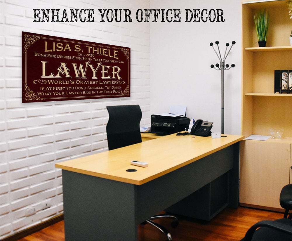Personalized - Professional Lawyer - Canvas | Lone Star Art.