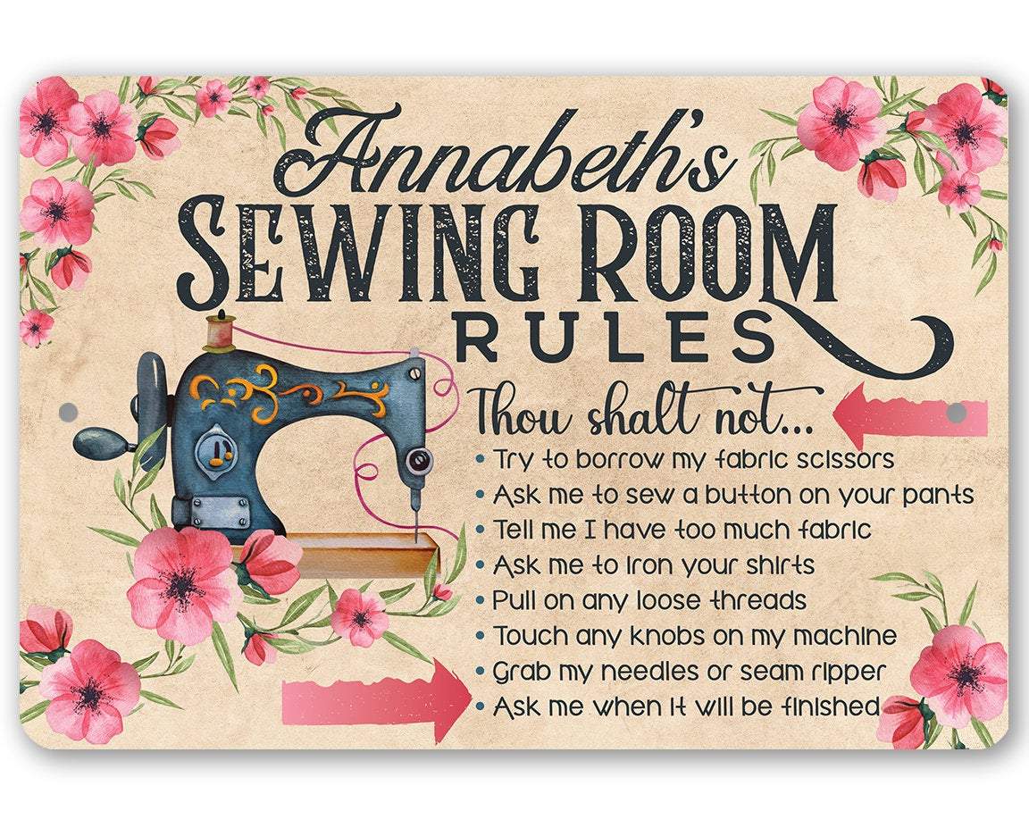 Sewing Room Decor in My Sewing Room Thou Shalt Not Ask when It