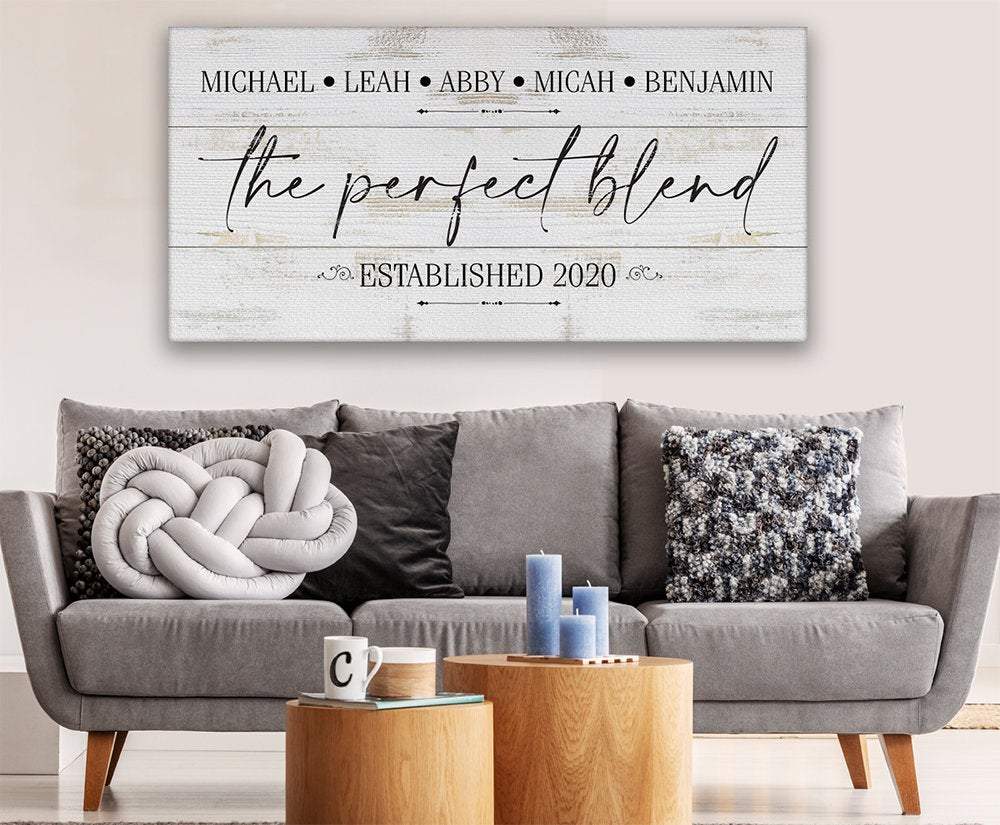Personalized - The Perfect Blend - Canvas | Lone Star Art.