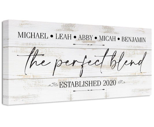 Personalized - The Perfect Blend - Canvas | Lone Star Art.