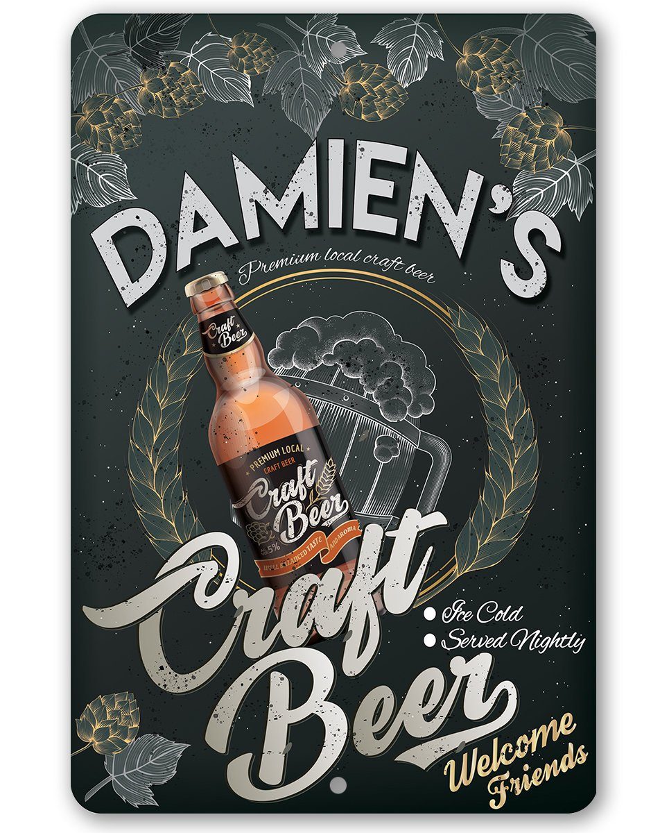 Personalized - Top Quality Craft Beer - Metal Sign | Lone Star Art.