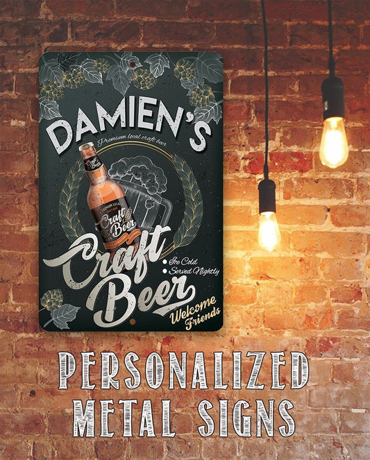 Personalized - Top Quality Craft Beer - Metal Sign | Lone Star Art.