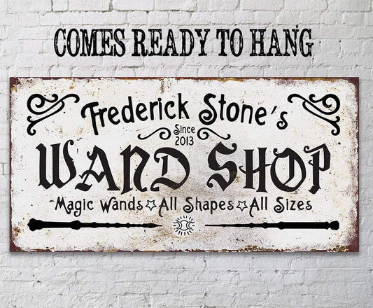 Personalized - Wand Shop - Canvas | Lone Star Art.