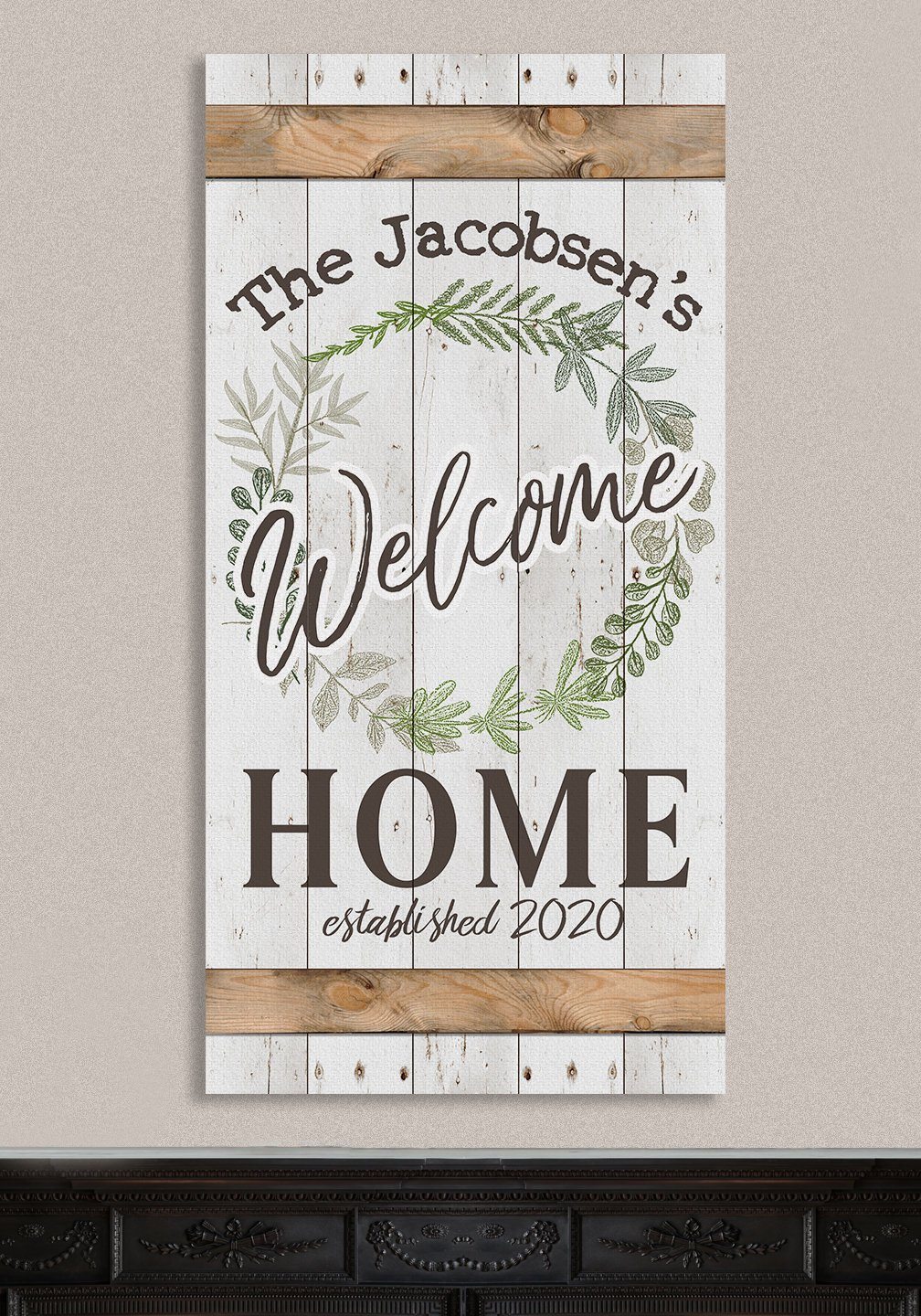 Personalized - Welcome - Canvas | Lone Star Art.
