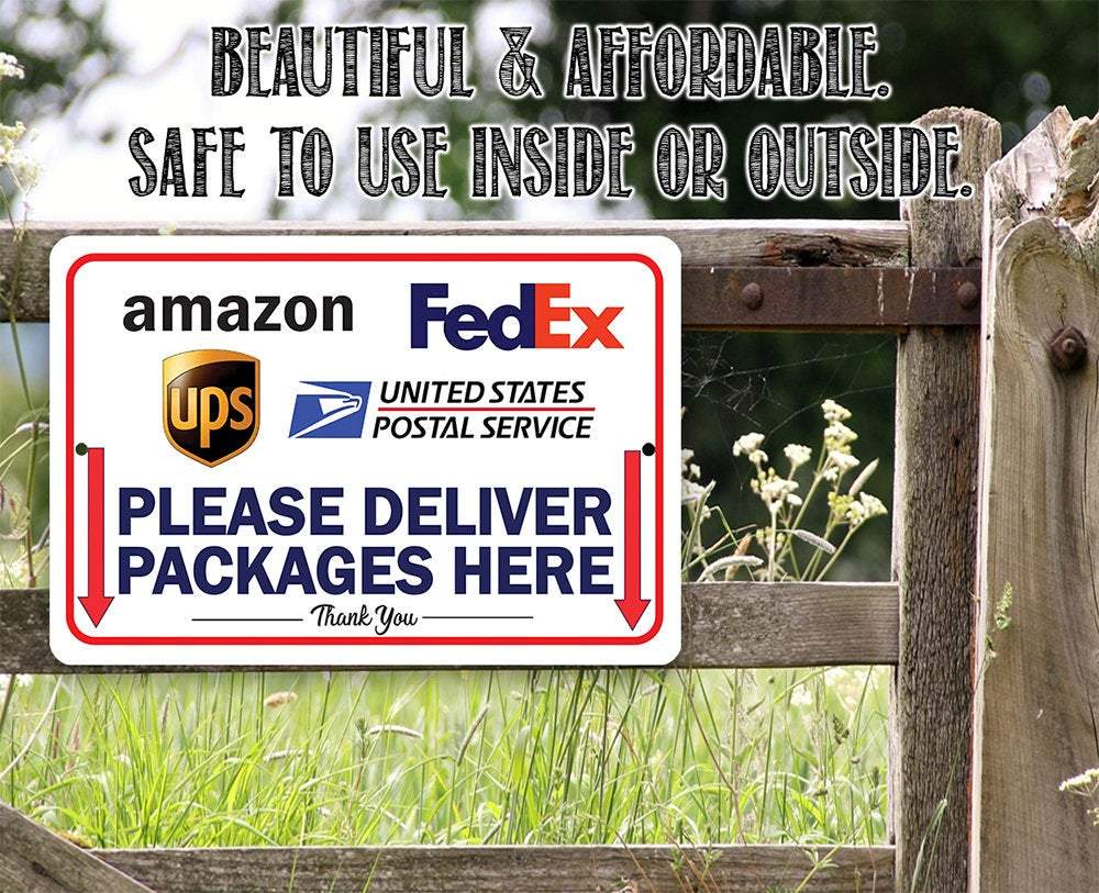 Postal Sign - Metal Sign | Lone Star Art.